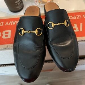 Gucci black slippers